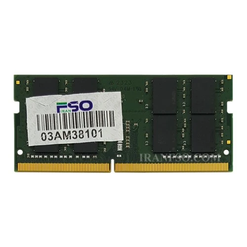 رم لپ تاپ 16 گیگ Kingston DDR4-2666 MHZ 1.2V یک سال گارانتی