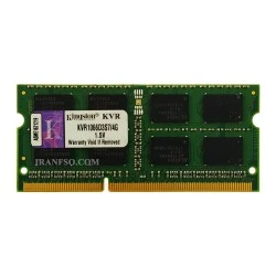 رم لپ تاپ 4 گیگ Kingston DDR3-1066-8500 MHZ 1.5V شش ماه گارانتی