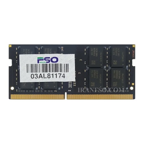 رم لپ تاپ 16 گیگ Kingston DDR4-2666 MHz 1.2V دو سال گارانتی