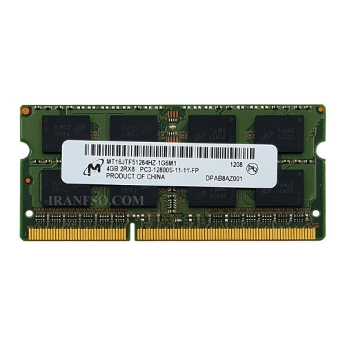 رم لپ تاپ 4 گیگ Micron Technology DDR3-1600-12800 MHZ 1.5V