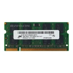 رم لپ تاپ 2 گیگ Micron Technology DDR2-667-5300 MHz 1.8V سه ماه گارانتی