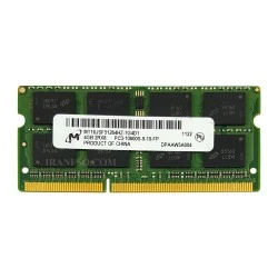 رم لپ تاپ 4 گیگ Micron Technology DDR3-1333-10600 MHZ 1.5V یک سال گارانتی