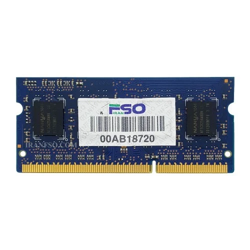 رم لپ تاپ 2 گیگ Nanya DDR3-1333-10600 MHZ 1.5V سه ماه گارانتی