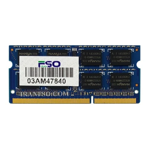 رم لپ تاپ 4 گیگ Nanya DDR3 1600-12800 MHz 1.5V سه ماه گارانتی