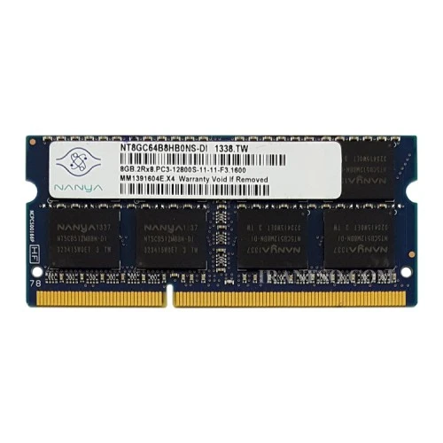 رم لپ تاپ 8 گیگ Nanya DDR3 1600-12800 MHz 1.5V یک سال گارانتی
