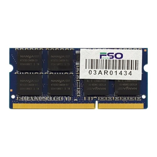 رم لپ تاپ 8 گیگ Nanya DDR3 1600-12800 MHz 1.5V یک سال گارانتی