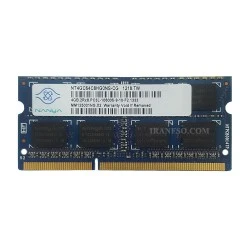 رم لپ تاپ 4 گیگ Nanya DDR3-PC3L-1333-10600 MHZ 1.35V شش ماه گارانتی