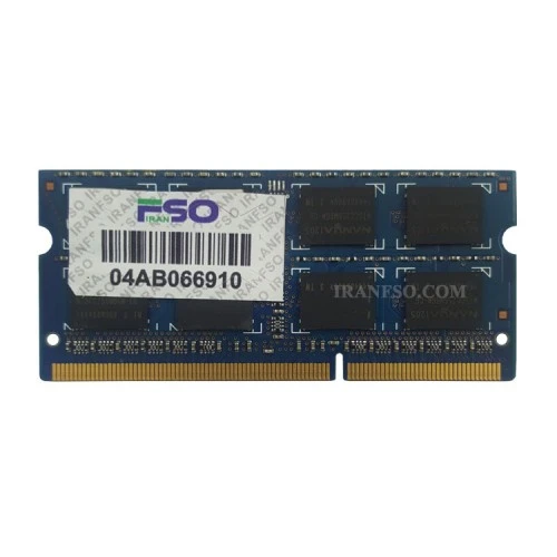رم لپ تاپ 4 گیگ Nanya DDR3-PC3L-1333-10600 MHZ 1.35V سه ماه گارانتی
