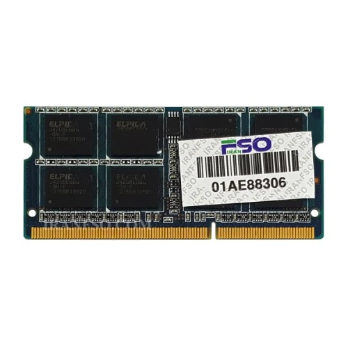 رم لپ تاپ 8 گیگ Ramaxel DDR3-PC3L-1600-12800 MHZ 1.35V شش ماه گارانتی