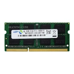 رم لپ تاپ 4 گیگ سامسونگ DDR3-1333-10600 MHZ 1.5V