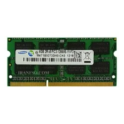 رم لپ تاپ 4 گیگ سامسونگ DDR3-1600-12800 MHZ 1.5V یک سال گارانتی