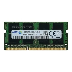 رم لپ تاپ 8 گیگ سامسونگ DDR3-PC3L 1600-12800 MHZ 1.35V شش ماه گارانتی