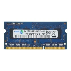 رم لپ تاپ 2 گیگ سامسونگ DDR3-1333-10600 MHZ 1.5V سه ماه گارانتی
