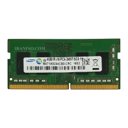 رم لپ تاپ 4 گیگ Samsung DDR4-2400 MHZ 1.2V شش ماه گارانتی