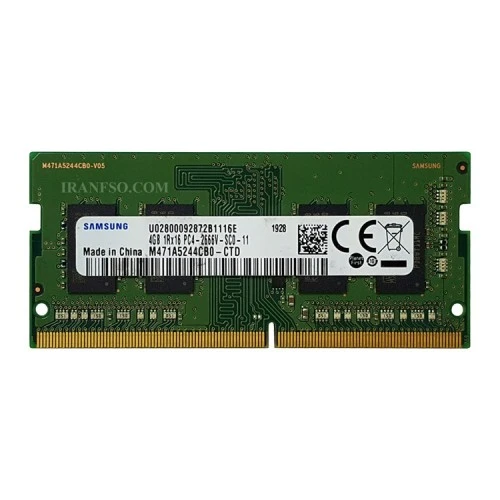 رم لپ تاپ 4 گیگ Samsung DDR4-2666 MHZ 1.2V