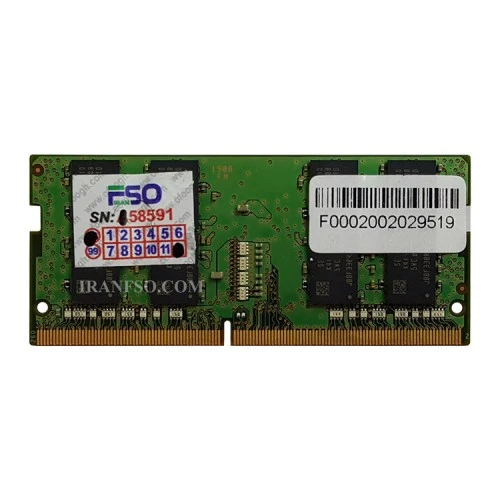 رم لپ تاپ 16 گیگ سامسونگ DDR4-2666 MHZ 1.2V یک سال گارانتی