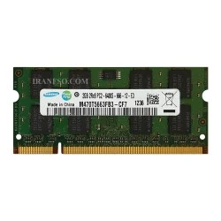 رم لپ تاپ 2 گیگ سامسونگ DDR2-800-6400 MHZ 1.8V یک ماه گارانتی