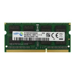 رم لپ تاپ 8 گیگ سامسونگ DDR3-PC3L 1600-12800 MHZ 1.35V یکسال گارانتی-با پک