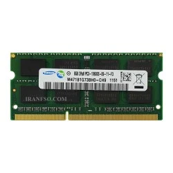 رم لپ تاپ 8 گیگ سامسونگ DDR3 1333-10600 MHz 1.5V هجده ماه گارانتی-با پک