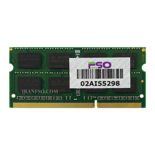 رم لپ تاپ 8 گیگ سامسونگ DDR3 1333-10600 MHz 1.5V هجده ماه گارانتی-با پک