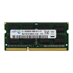 رم لپ تاپ 8 گیگ سامسونگ DDR3 1333-10600 MHz 1.5V دو سال گارانتی
