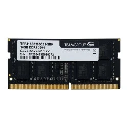 رم لپ تاپ 16 گیگ تیم گروپ DDR4-3200 MHZ 1.2V یک سال گارانتی