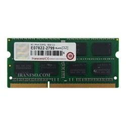 رم لپ تاپ 8 گیگ Transcend DDR3-PC3L 1600-12800 MHz 1.35V یکسال گارانتی