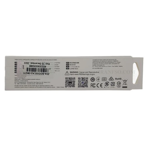 رم لپ تاپ 8 گیگ ZADAK DDR4-3200 MHZ 1.2V گارانتی لایف تایم آواژنگ