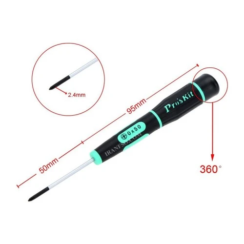پیچ گوشتی ProsKit SD-081-P3 0x50mm چهارسو-دست دوم