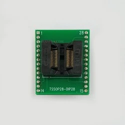 تبدیل پروگرمر 28 پایه ZIF TSSOP28-DIP28 0.65