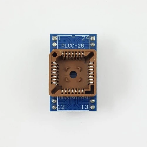 تبدیل پروگرمر 28 پایه ZIF PLCC-28