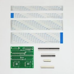 تبدیل پروگرمر کیبردی Zif ITE برای RT809 همراه فلت ریبون و سوکت