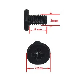 پیچ هارد M3x5 گل بزرگ 7mm پک 10 عددی