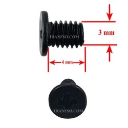 پیچ M3x4_5mm پک 10 عددی