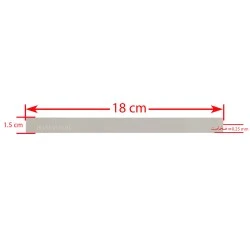 پدسیلیکون 1.5cm x 18cm x 0.25mm نازک-آبی