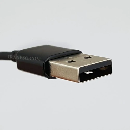 کابل موبایل و تبلت Type C به USB مشکی باپک