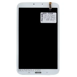 تاچ و ال سی دی تبلت سامسونگ Galaxy Tab 3 SM-T310 سفید هاله دار