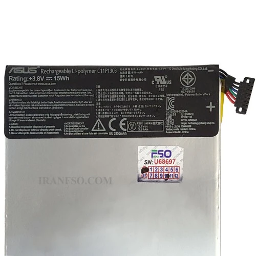 باتری تبلت ایسوس Nexus7 ME571_2013