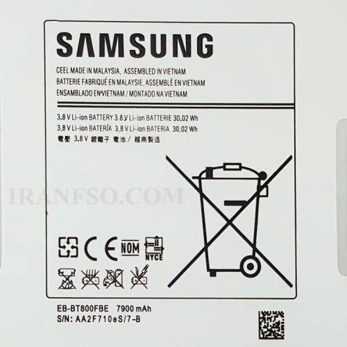 باتری تبلت سامسونگ Galaxy Tab sm-T800-T850_EB-BT800FBE