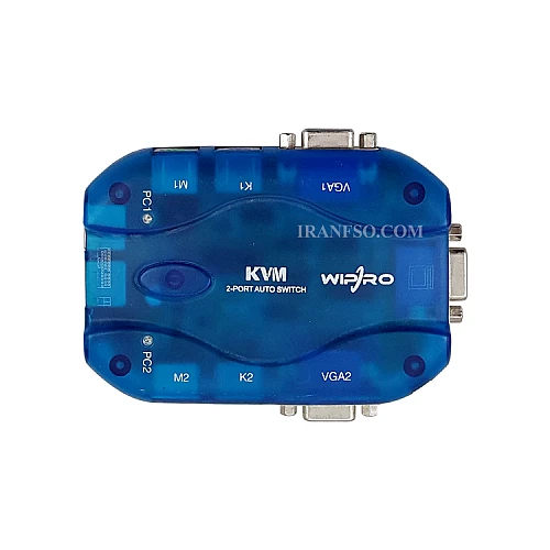 سوئیچ Wipro KVM 2Port VGA دست دوم