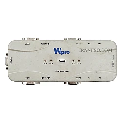 سوئیچ Wipro KVM 4Port VGA دست دوم