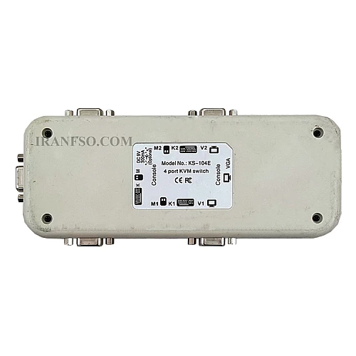 سوئیچ Wipro KVM 4Port VGA دست دوم