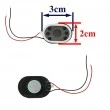 اسپیکر تبلت 2x3cm بیضی 8 اهم