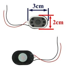 اسپیکر تبلت 2x3cm بیضی 8 اهم