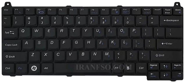 عکس کیبرد لپ تاپ دل Vostro 1510-1520-1310-1320 مشکی-اینترکوچک